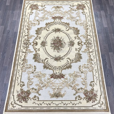 Ковер бельгийский 5133498440 KUNDUZ (Вискоза, кремовый)