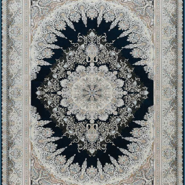 Иранский ковер Iran Mashad 1500 G267 (Акрил, синий)