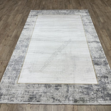 Турецкий ковер Elite Carpet COUTURE 05719B (Акрил - Полиэстер, серый, кремовый)