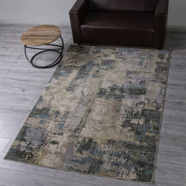 Бельгийский ковер Ragolle MILANO 978002 - 2262 (Полиэстер, зеленый, серый)