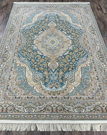 Ковер персидский 146GR FARSI 1200 (Акрил - Полиэстер, синий, серый)