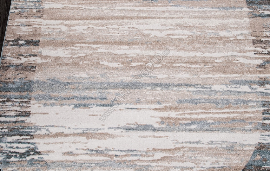 Ковер D983 - BEIGE-BLUE - Овал - коллекция NATUREL