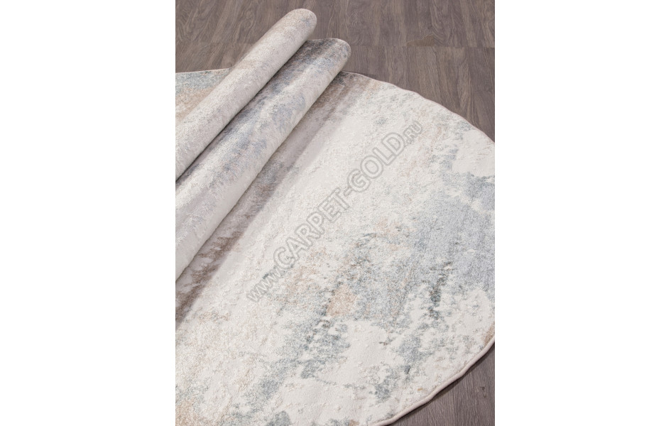 Ковер D994 - BEIGE-BLUE - Овал - коллекция NATUREL