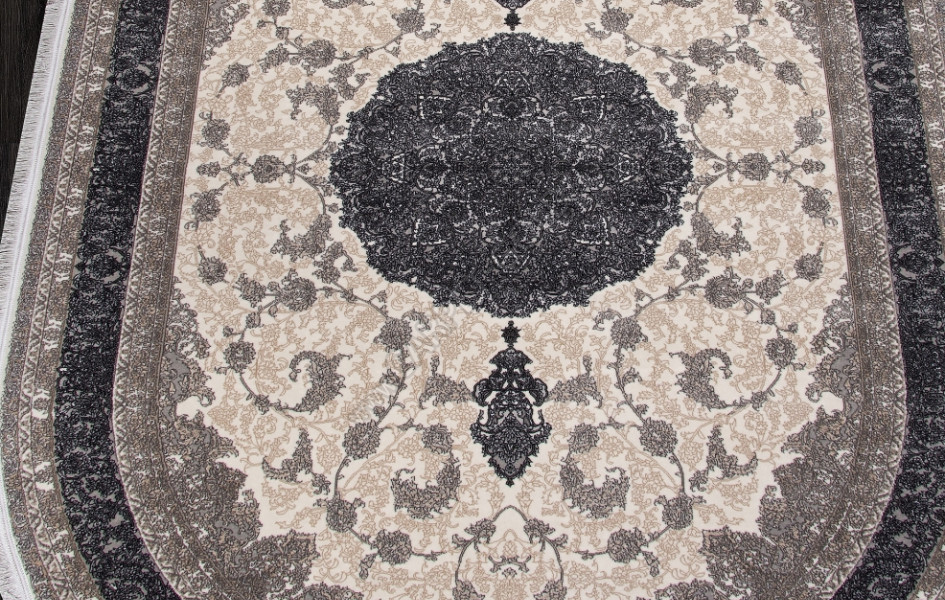 Ковер 752029 - 000 - Овал - коллекция KASHAN