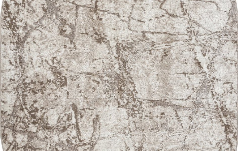 Ковер в стиле модерн F175 - BEIGE - Овал - коллекция ALABAMA