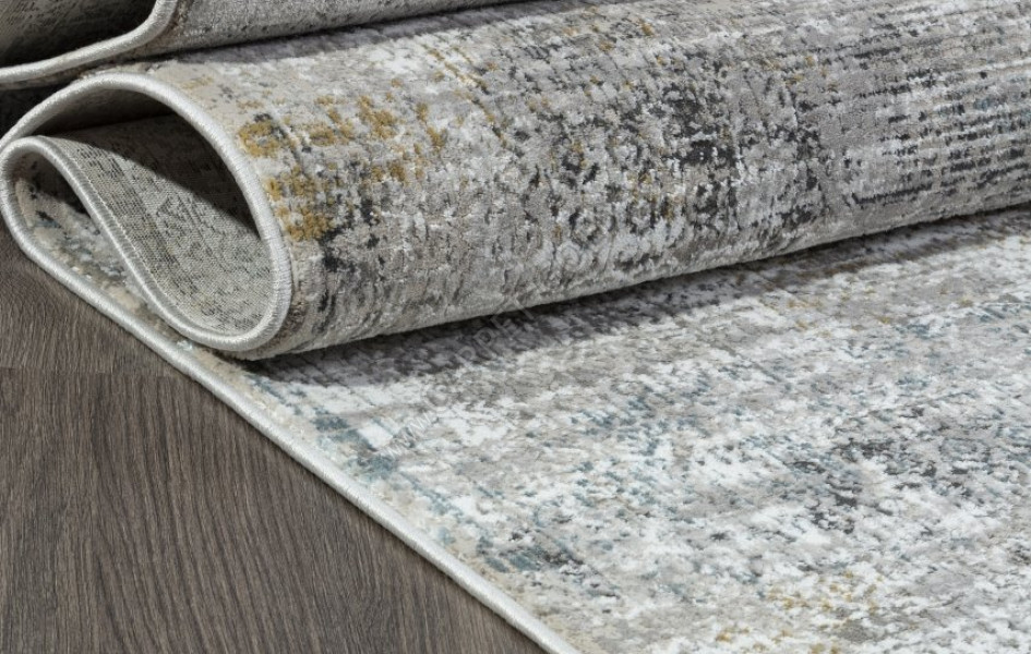 Ковер C270AJ - GREY / BLUE - Прямоугольник - коллекция LORENZO
