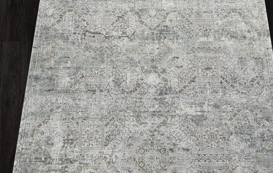 Ковер A160AF - D.GREY / GREY - Прямоугольник - коллекция EMPEROS