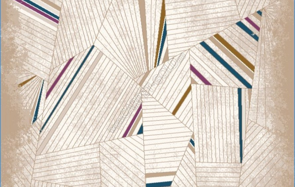 Ковер PN042B - BROWN / BROWN - Прямоугольник - коллекция PANAMA