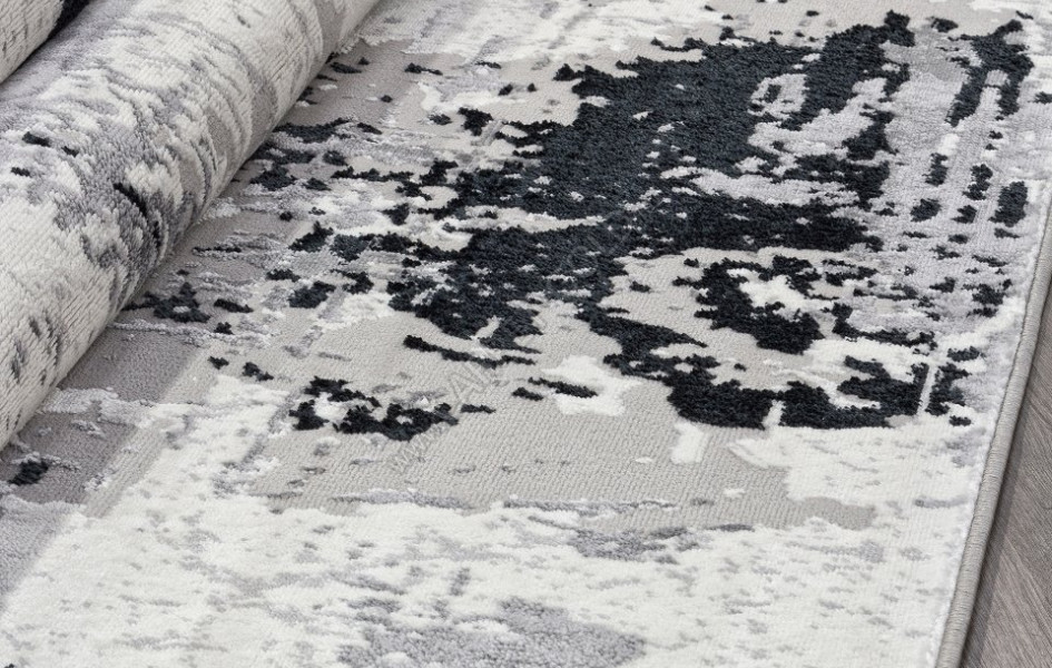 Ковер F285 - DARK GRAY - Прямоугольник - коллекция PALERMO