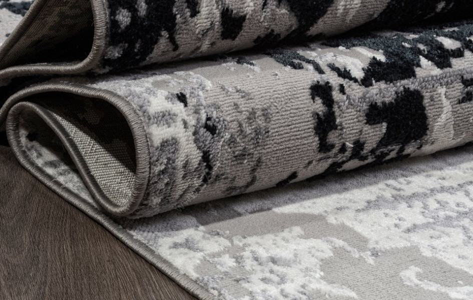 Ковер F285 - DARK GRAY - Прямоугольник - коллекция PALERMO