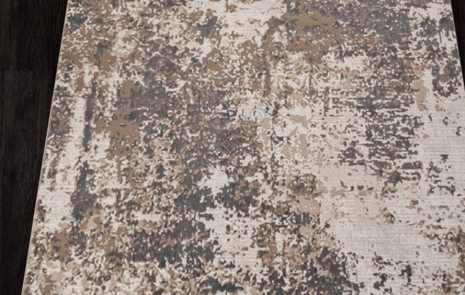 Ковер M028A - CREAM / GRAY - Прямоугольник - коллекция SIESTA