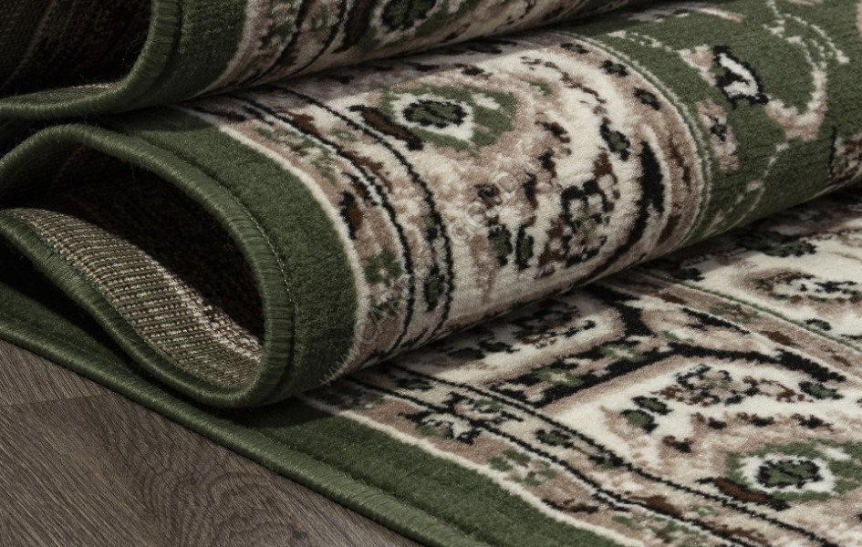 Ковер D409 - GREEN - Прямоугольник - коллекция GAVANA