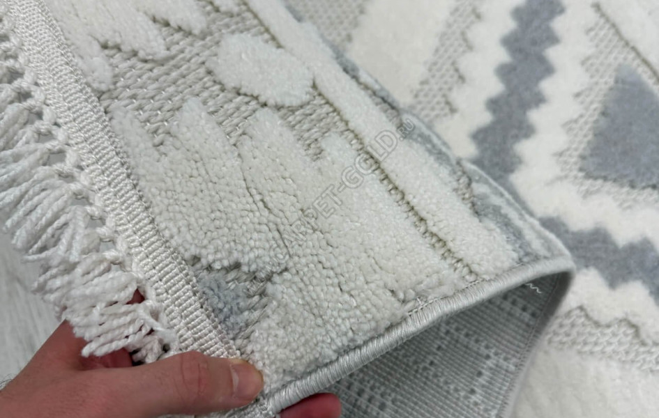 PL 273_CREAM GREY Поло