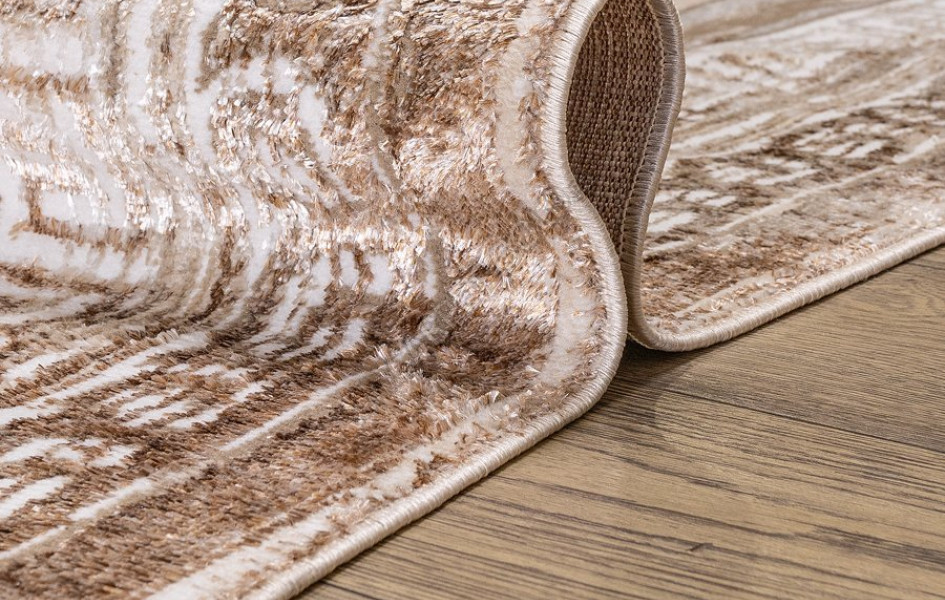 КОВРЫ ДИЗАЙН 10590A ЦВЕТ BEIGE / KAHVE Nord