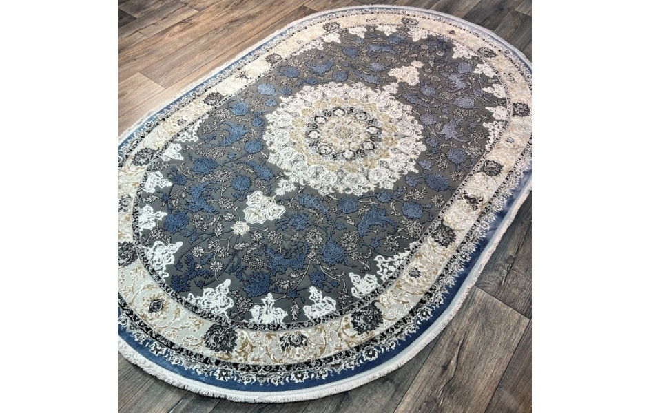 ISFAHAN 29026A BLUE-BLUE овал