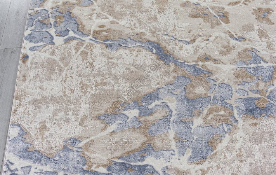 Ковер O1119 - 730 BEIGE / BLUE - Прямоугольник - коллекция SAMIRA