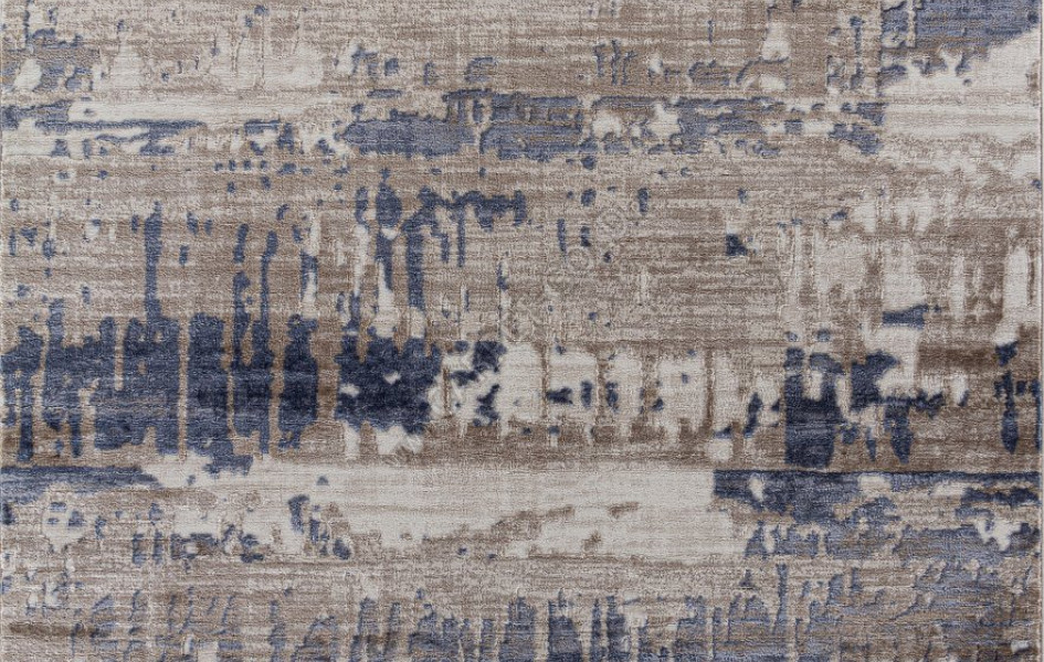 Ковер O1121 - 730 BEIGE / BLUE - Прямоугольник - коллекция SAMIRA