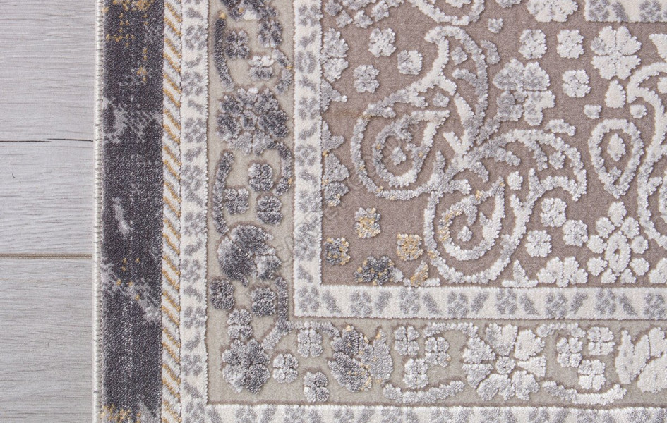 Ковер 00524 - GREY / CREAM - Прямоугольник - коллекция DUBAI