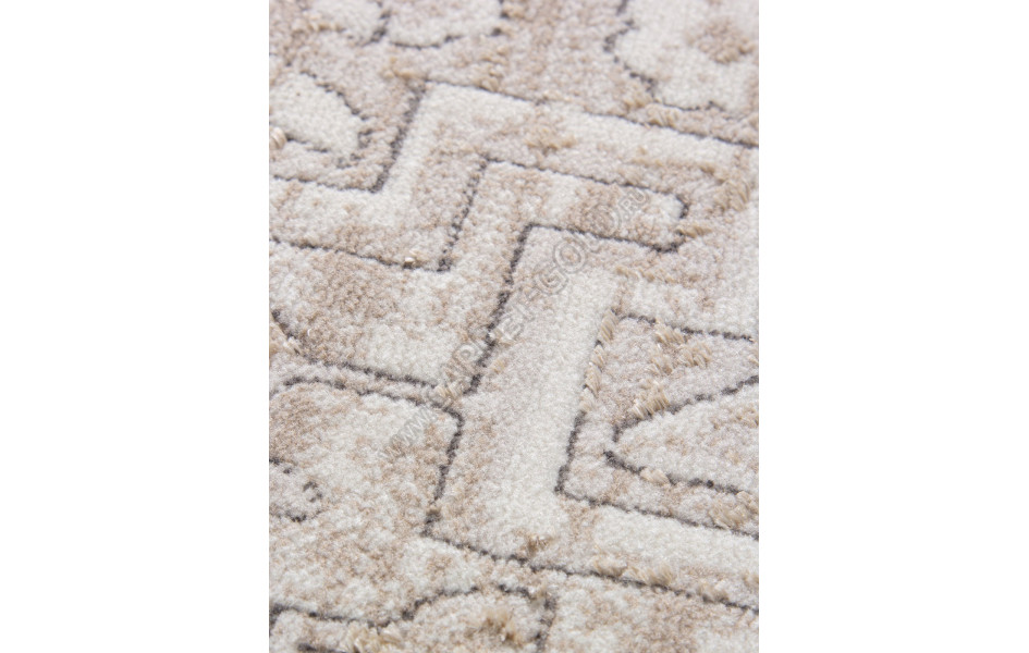 Ковер 04293A - BEIGE FDY / CREAM HB - Овал - коллекция NOVA